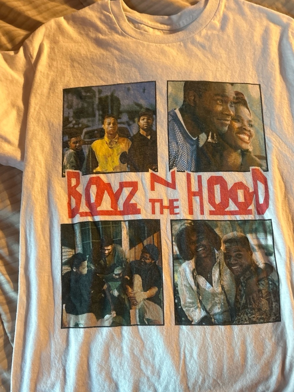 Boyz N the Hood Graphic Short Sleeve T-Shirt - White